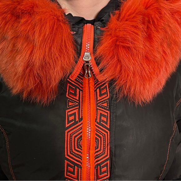 Black and red winter coat. size small. - Picture 6 of 7